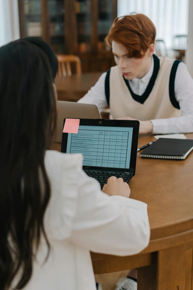 Students Using Their Laptop